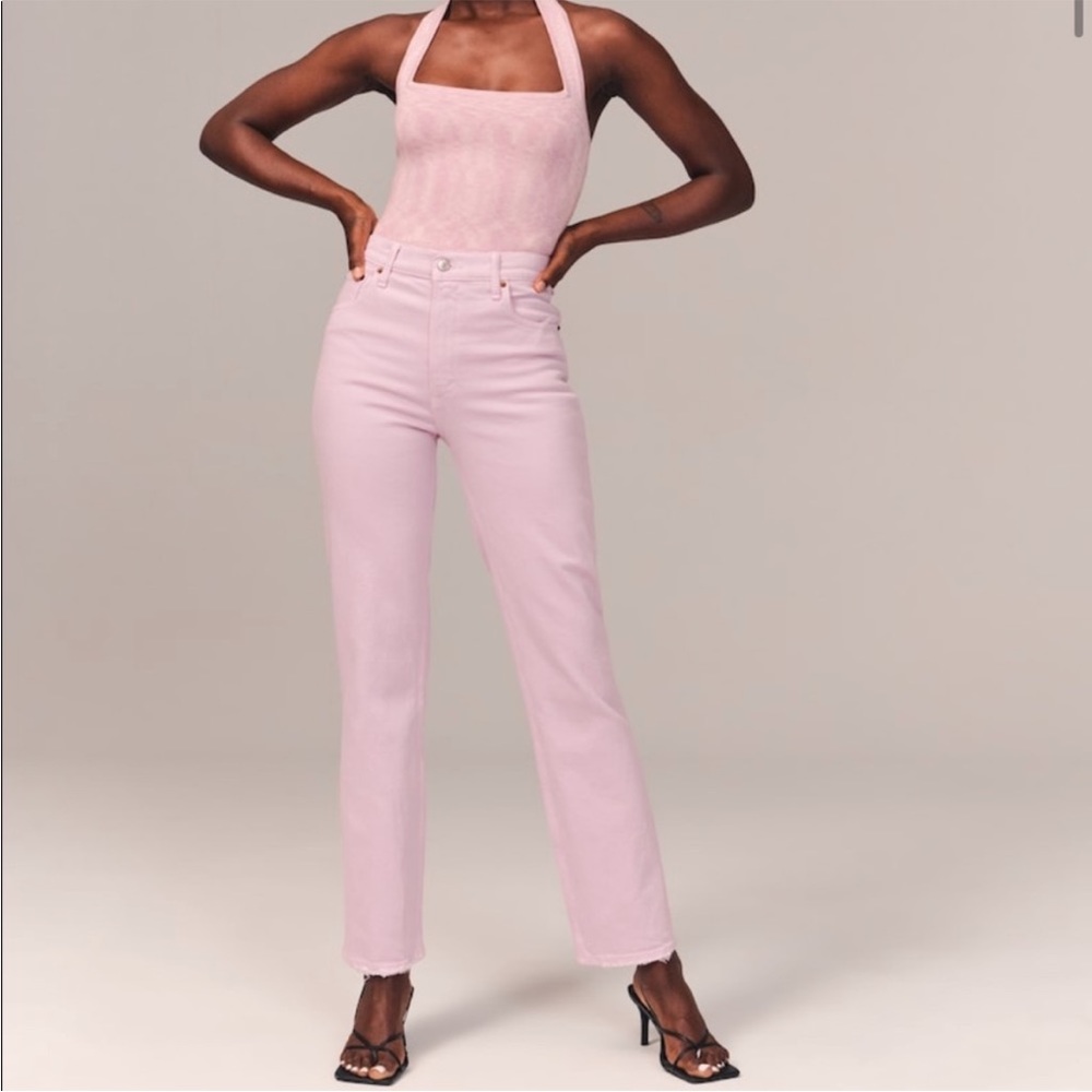 Abercrombie 90’s straight ultra high rise